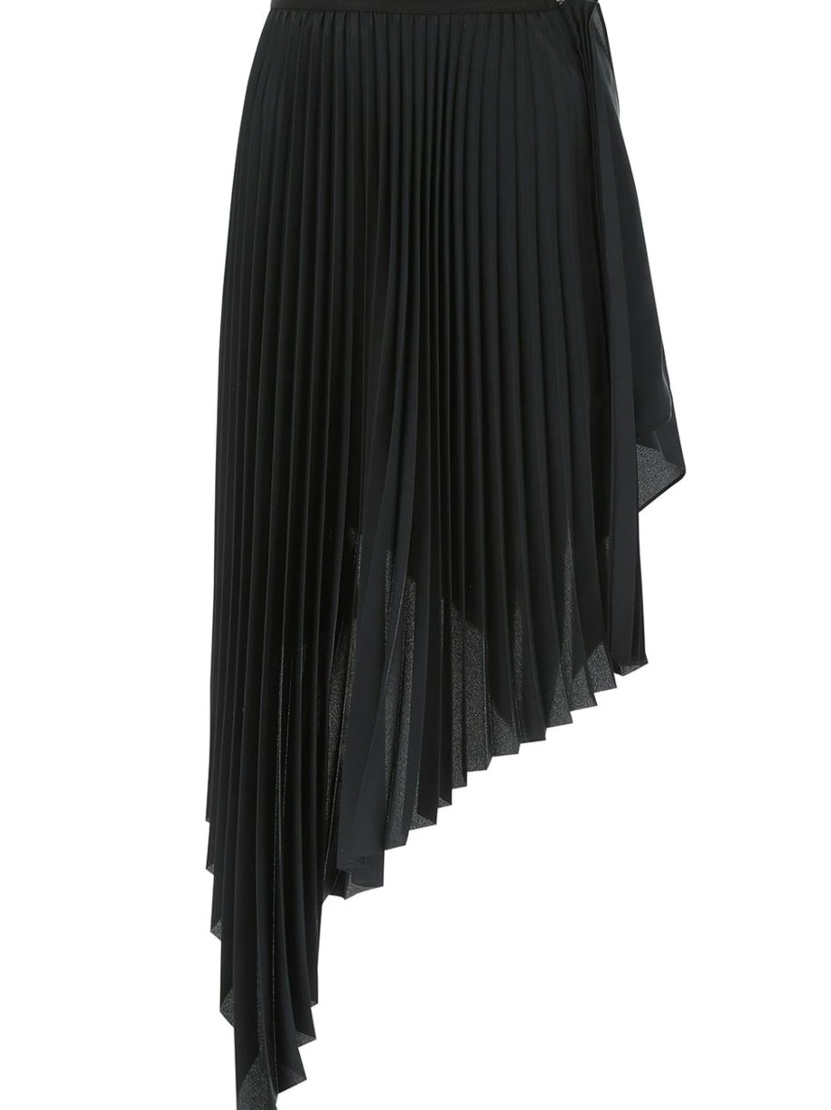 asymmetric pleated Women skirt Versace 0714